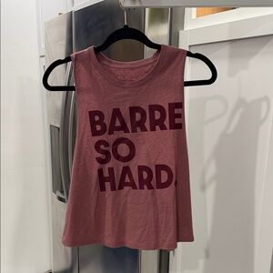 Pure Barre Rose Tank Top